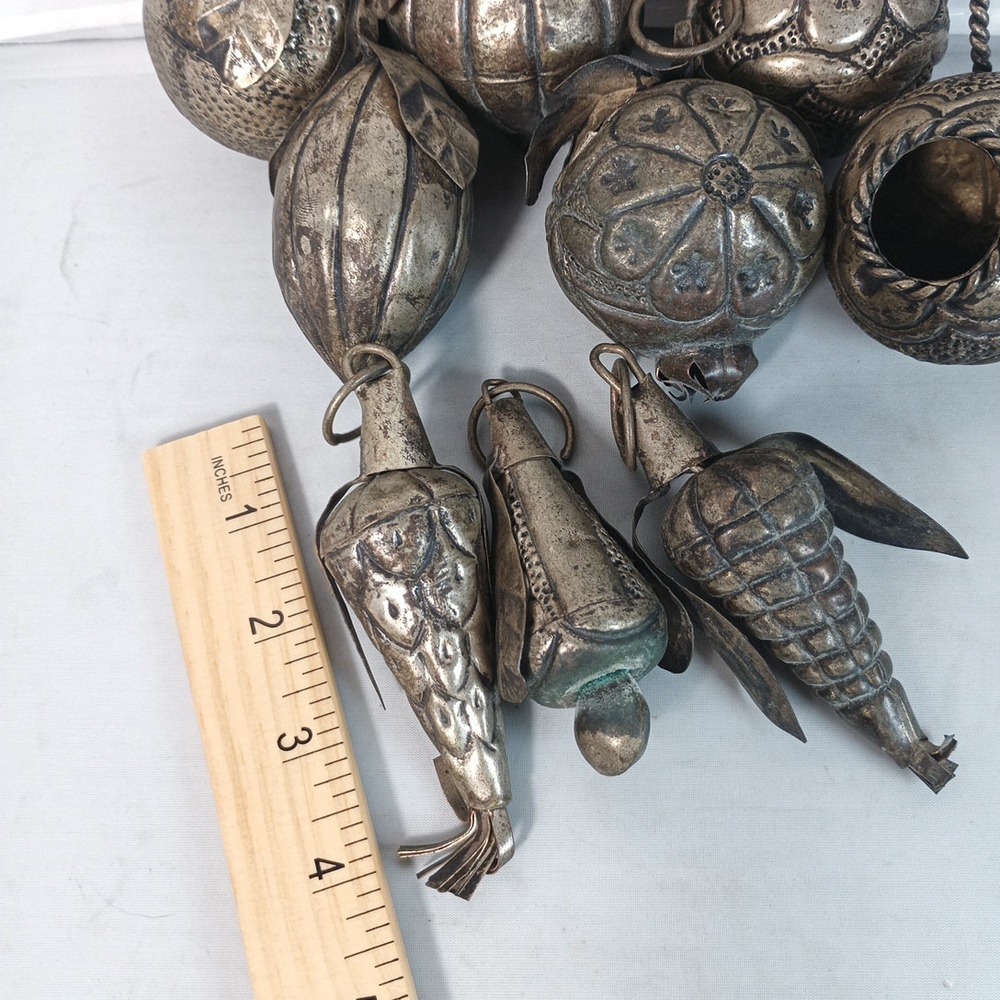 Brazilian Penca de Balangandan 9 Charms Amulets Brazil Slave History - Picture 5 of 5